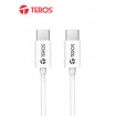 CABLE USB C-C TEROS 60W 3A