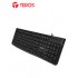 TECLADO ESTáNDAR USB TE4067 BK