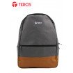 BACKPACK TEROS GRIS/MARRON