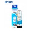 TINTA EPSON CYAN BOTELLA T504